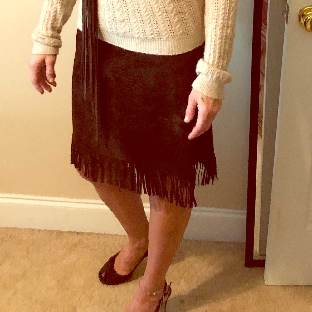 Suede Express skirt-100% genuine-Express, size S